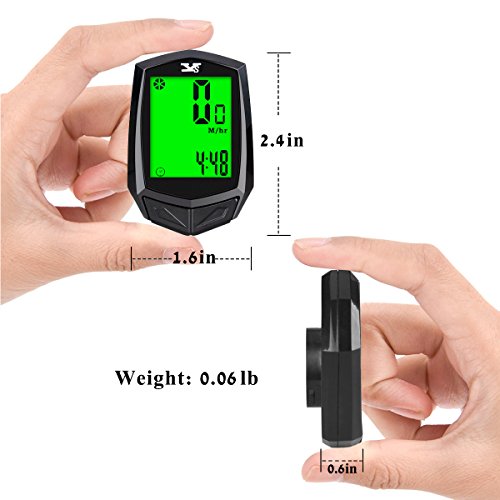 image for DINOKA Bike Computer Wireless Waterproof Cycling Computer with Backlig