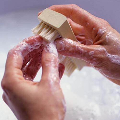 4 Pieces Non-Slip Wooden Hand Nail Scrub Brush for Toes and Nails Cleaning - Image 4