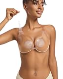 Backless Strapless Push Up Bra - Lift Strapless Bra for Saggy Breasts D