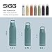 SIGG - Insulated Water Bottle - Shield Therm One Morning Blue - Suitable For Carbonated Beverages - Leakproof - Dishwasher Safe - BPA Free - 90% Recycled Stainless Steel - Pink - 34 Oz