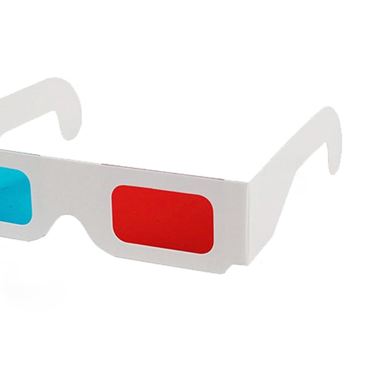 Occhiali per Visiva Spettacolare e Portatili in Cartone Bianco 30 3d per Cinema e Gaming