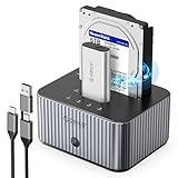 ORICO HDD SSD クローン スタンド NVMe SSD と 2.5/3.5 SATA HDD/SSD両対応 双方向クローニングケース SSD冷却ケース付き M.2 SSD クローン スタンド USB 3.2 Gen2 10Gbps高速データ転送 SSD クローン HDDクローン IT28E-C (ハードドライブなし)