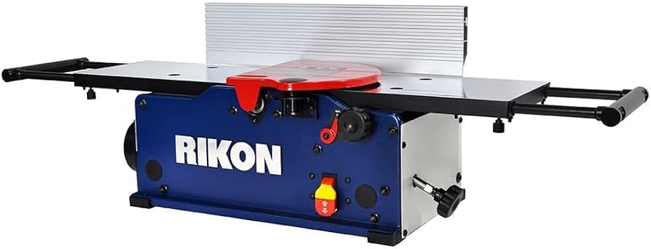 Rikon 10 Inch Benchtop Jointer With Helical Style Cutter Head