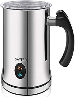 Milk Frother, Electric Milk Steamer with Hot or Cold Functionality, Automatic Milk Frother