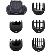 Beard Trimmer Attachment for Series 5, 6, 7 Electric Razors - Replacement Shaver Guide Combs 5-in-1 (1/2/3/5/7mm) Compatible with 5018s/5020s/6075cc/7071cc/7075cc/7085cc/7020s Models