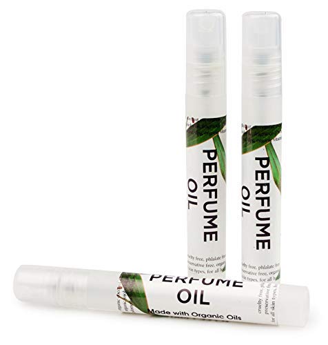 LIME BASIL MANDARIN Perfume Fragrance Oil (Purse Spray x3)| Blended with Organic and Essential Oils | Alcohol-Free and Preservative