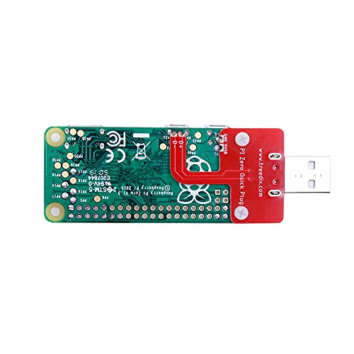 Treedix Compatible with Raspberry Pi Zero V1.3/Zero W/WH USB-Micro to USB-A Adapter USB Adapter Plug into Computer USB Port Power Supply and USB OTG Available