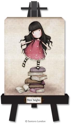 Gorjuss Santoro Collectible Canvas Easel Art - New Heights
