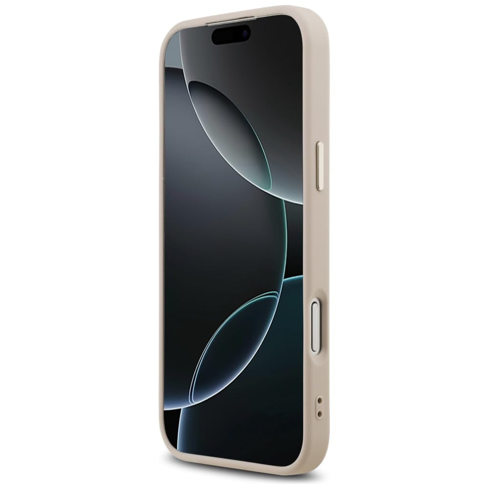 CG Mobile Guess 4G - Carcasa para iPhone 17 Pro MAX (4G, diseño clásico, Color Rosa/Dorado)