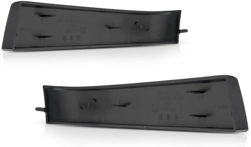 For Chevy Silverado 1500/2500/3500 2005 2006 2007 Grille Molding Driver and Passenger Side | Pair | Un-Primed/Paint to Match | Replacement For GM1212104, GM1213104 | 12335957, 12335958