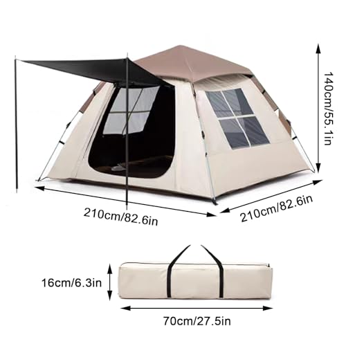 Carpa pop up para 3-4 personas, resistente al agua miniatura 2