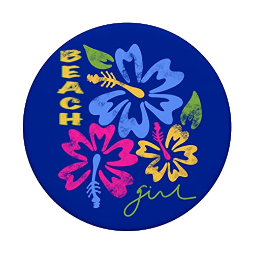 Vintage Y2K Beach Girl Aesthetic Coconut Girl Room Decor PopSockets Swappable PopGrip, Black - Image 3