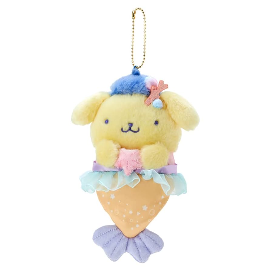 セール中!【新品・ほぼタグ付き】ポムポムプリン マーメイド マスコット Amazon.co.jp: サンリオ(SANRIO) ポムポムプリン マスコット