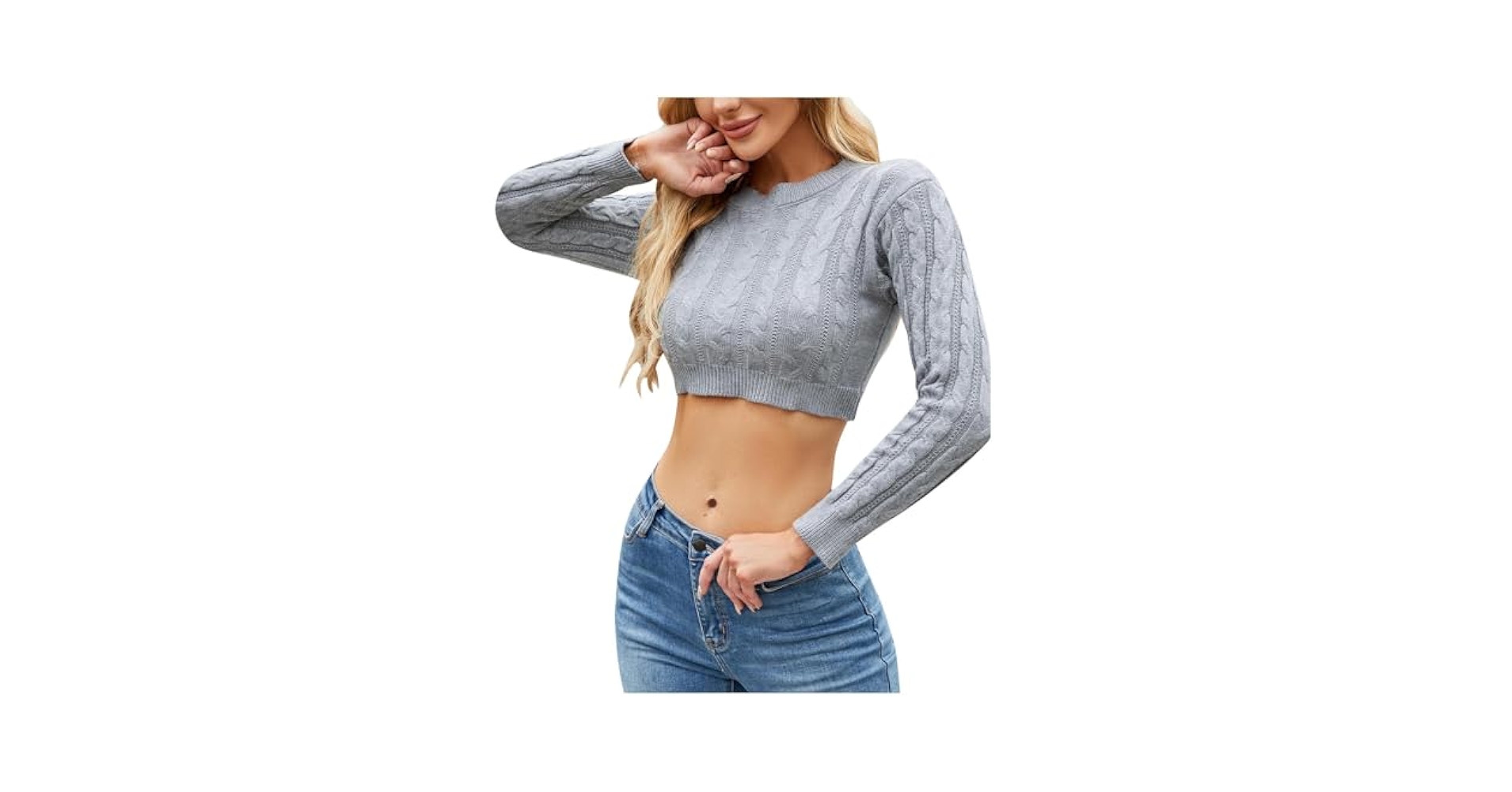 トップス Flight Mode Cropped Pullover Women's Cropped Fleece