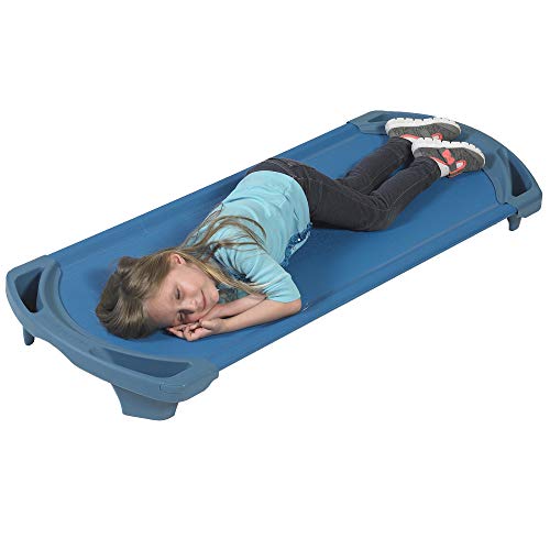 Image of Angeles Sleeping Cot Daycare Essentials, Ocean Blue, Standard, Set of 4