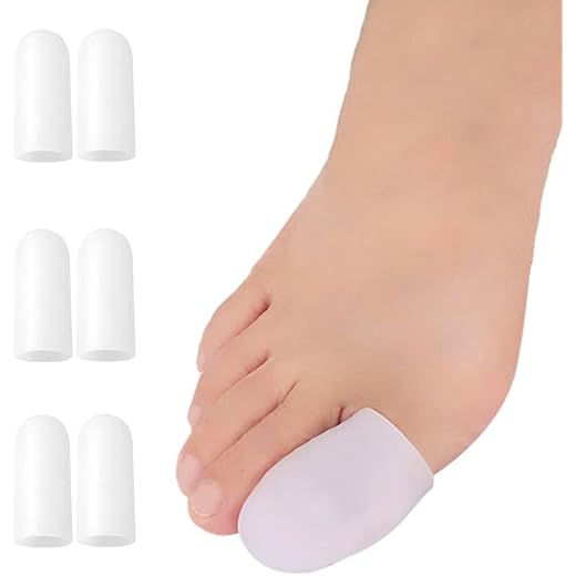 MAYCREATE Silicone Gel Toe Separator Caps (L)