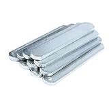 8PCS Steel Plates for Weighted Vest Loading Leg Guards, Strength Training Weight Steel Plate Adjustable Round Head Rustproof