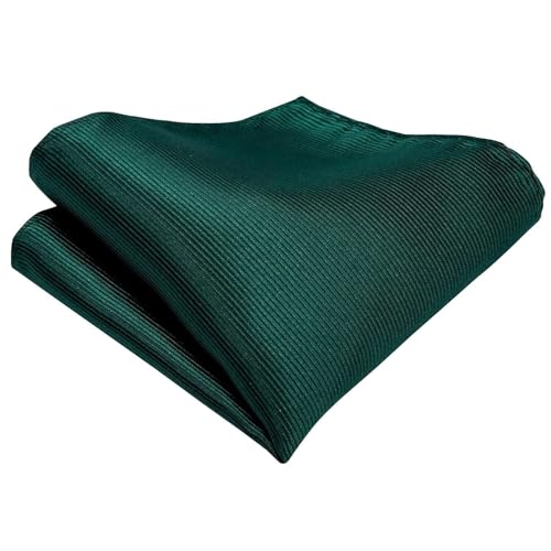 Image of Dubulle Mens Paisley Floral Silk Tie for Men Striped Necktie and Pocket Square Cufflinks Set Wedding Business