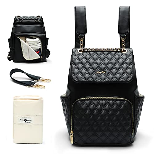 MISS FONG Wickeltasche Wickelrucksack Windeltasch Unterweg mit...