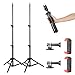 UTEBIT Portable Light Stand Tripod,Aluminum Alloy Photography Adjustable Lighting Stands for SLR Cameras Flashes Projectors Reflector Umbrella