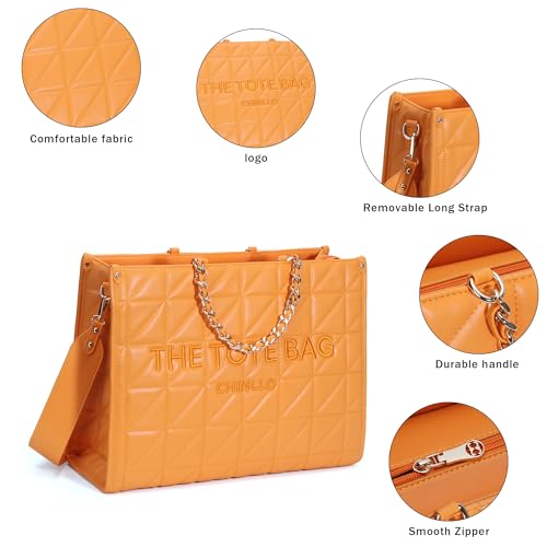 Image of Chinllo Tote Bag for Women Top Handle Satchel Purse and Handbags with Shoulder Strap