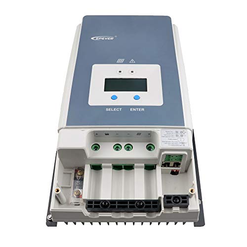 Epever Mppt Solar Charge Controller 60A 150V Pv Negative Grounding, Suitable For 12/24/36/48V Battery System With Remote Monitoring Display Mt50 #TOP1
