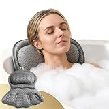 Kezidhp Cuscino Vasca da Bagno Ergonomico Supporto Collo...