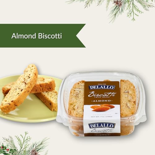 DeLallo Italian Cookie Gift, Gourmet Pizzelle and Biscotti Gift Basket, Comes with Anise and Lemon Pizzelle, Almond Biscotti, Italian Sweets for Christmas, Holidays, and Thanksgiving, Packed in Charming Gift Box - Image 5