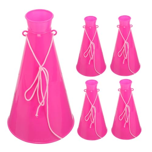 BESPORTBLE 5Pcs Cheer Megaphone Vibrant Party Horns for Sports Events Cheerleading and Fun Activities Noisemakers and Cheer Props