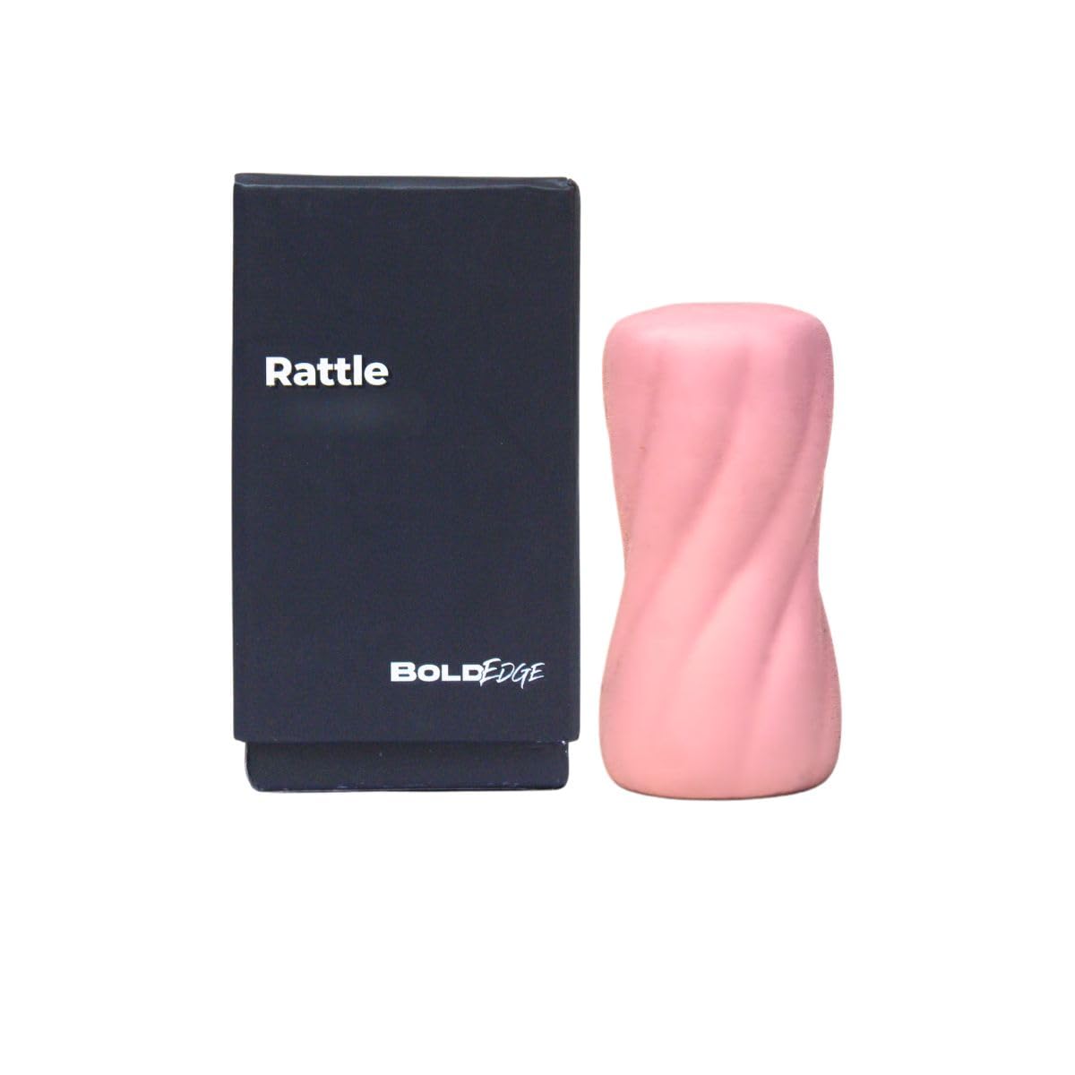 BoldEdge Rattle Stress Relief & Relaxation Battery Powered Sleeve Arm Massager For Men | Crafted From Durable Materials - Pink | Waterproof And Travel Friendly…