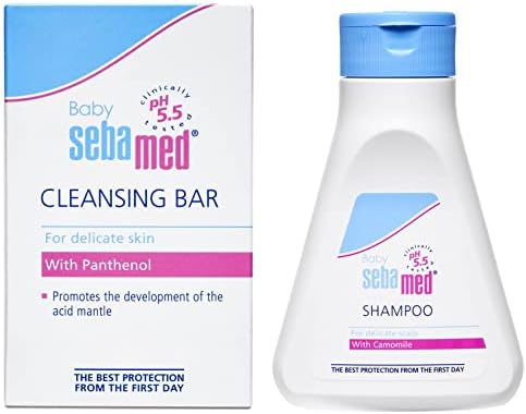 SebaMed Baby Cleansing Bar 150g Baby Children Shampoo 150ml Combo Amazon.in Baby Products