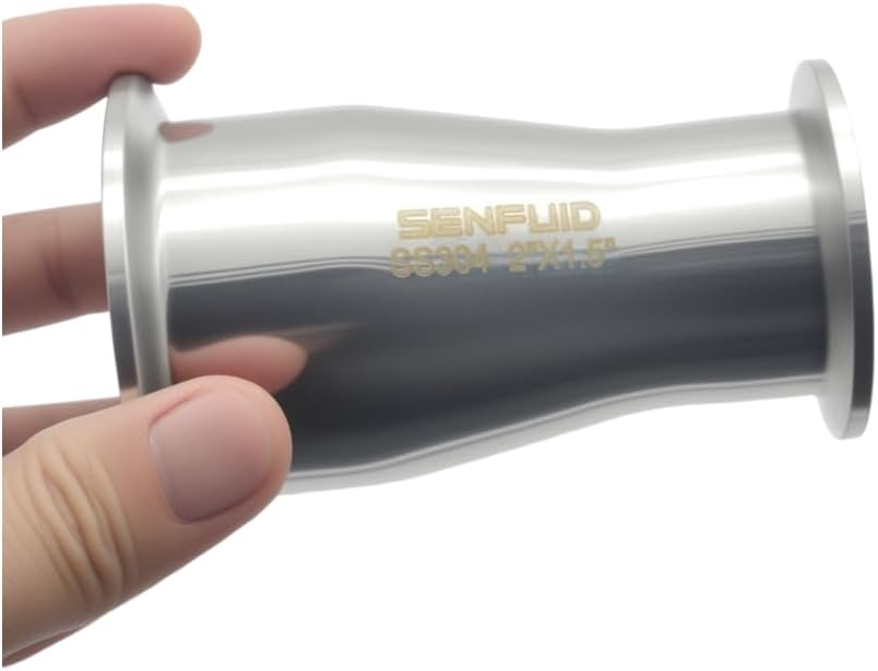 Sanitary Tri Clamp Concentric Reducer 2" to 1.5" Fitting SUS304