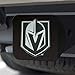 FANMATS NHL - Vegas Golden Knights Black Metal Hitch Cover, 2in. Type III (24552)