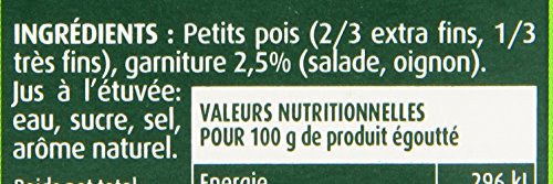 Petits Pois Tendres Et Fondants Cassegrain La Boîte De - vue 4