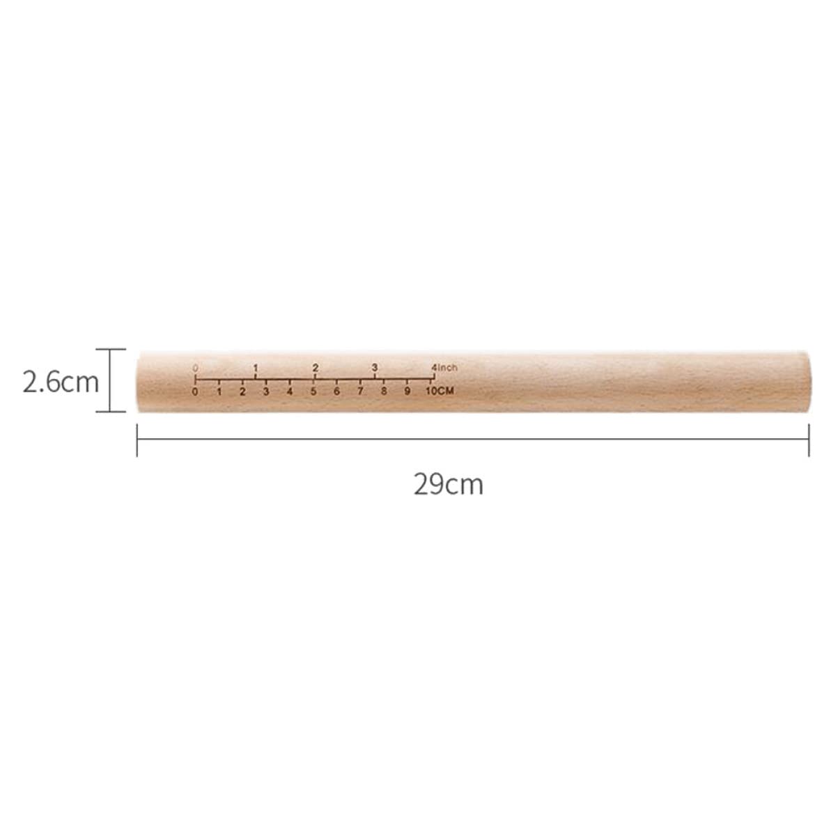 Rodillo antiadherente para hornear, rodillo de masa para tortillas y pasteles, herramienta de cocina de alta calidad, fácil de limpiar, ideal para panaderos caseros