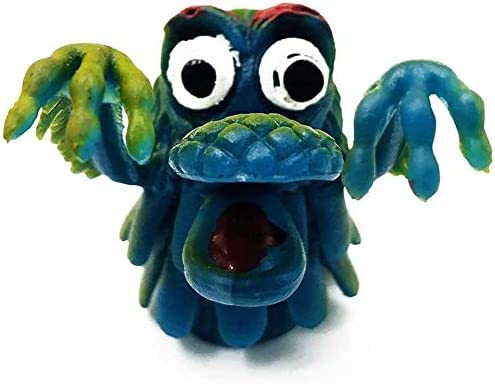 Christoy Monster Finger Puppet 5 Pieces Cartoon Silicone Scary Monster Toys 1.3 Inch Per Finger Puppet For Kids Boys And Grils #TOP6