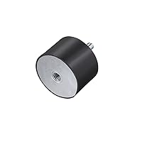 Vista 11 de uxcell Soportes de goma macho hembra M4,Aisladores de vibración,Amortiguador 0.591 in x 0.315 in Negro