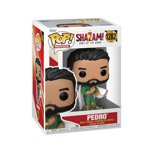 Funko Pop! Movies: Shazam 2 - Pedro - Figura de Vinilo Coleccionable - Idea de Regalo- Mercancia Oficial - Juguetes para Niños y Adultos - Movies Fans - Muñeco para Coleccionistas y Exposición