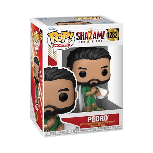 Funko Pop! Movies: Shazam 2 - Pedro - Figura de Vinilo Coleccionable - Idea de Regalo- Mercancia Oficial - Juguetes para Niños y Adultos - Movies Fans - Muñeco para Coleccionistas y Exposición