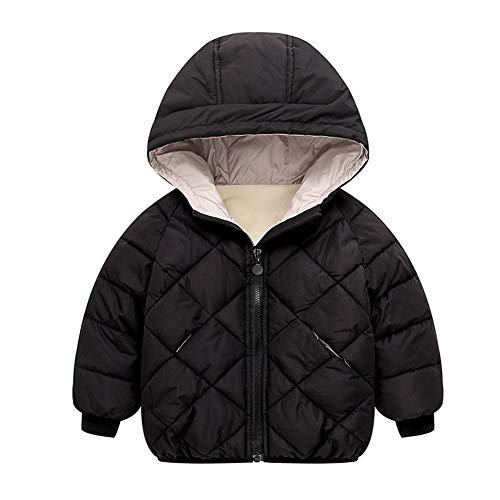 Image of Curipeer Kids Winter Jacket Front Zip Warm Snow Wear Toddler Outer Clothing 2-8T