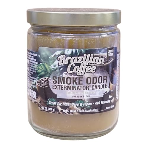 Smoke Odor Exterminator Candle - Brazilian Coffee, 13 oz