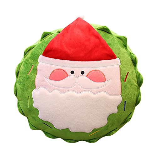IKFIVQD Fundas de cojín de 18 x 18 pulgadas, diseño de ciervo de Papá Noel, cupcakes de árbol de Navidad, un total de tres estilos (A, talla única) Cover