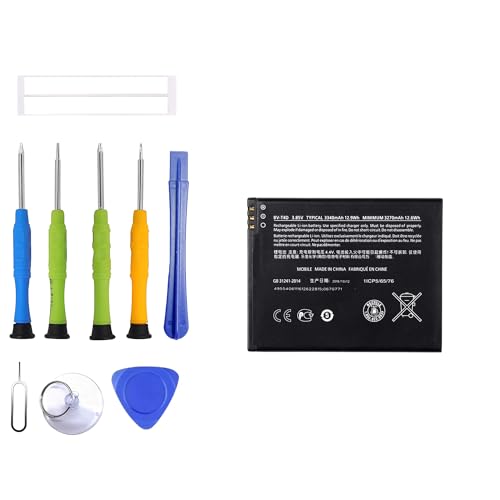 Batteria di ricambio ERYNK BV-T4D compatibile con Microsoft Lumia 950 XL Batteria di ricambio Cityman con set di attrezzi