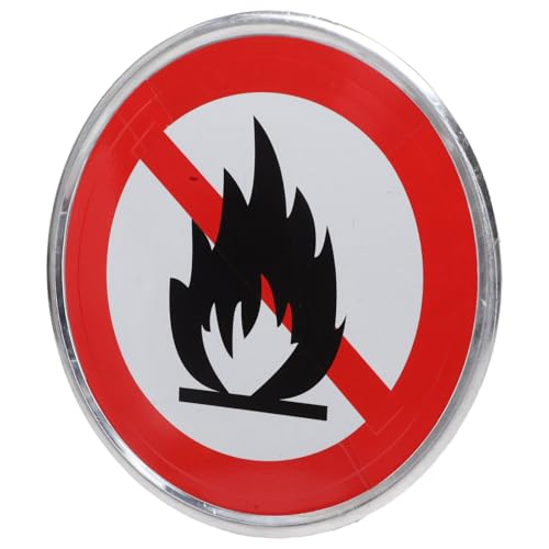 Panneau interdiction feu forêt en aluminium pour prévention incendie