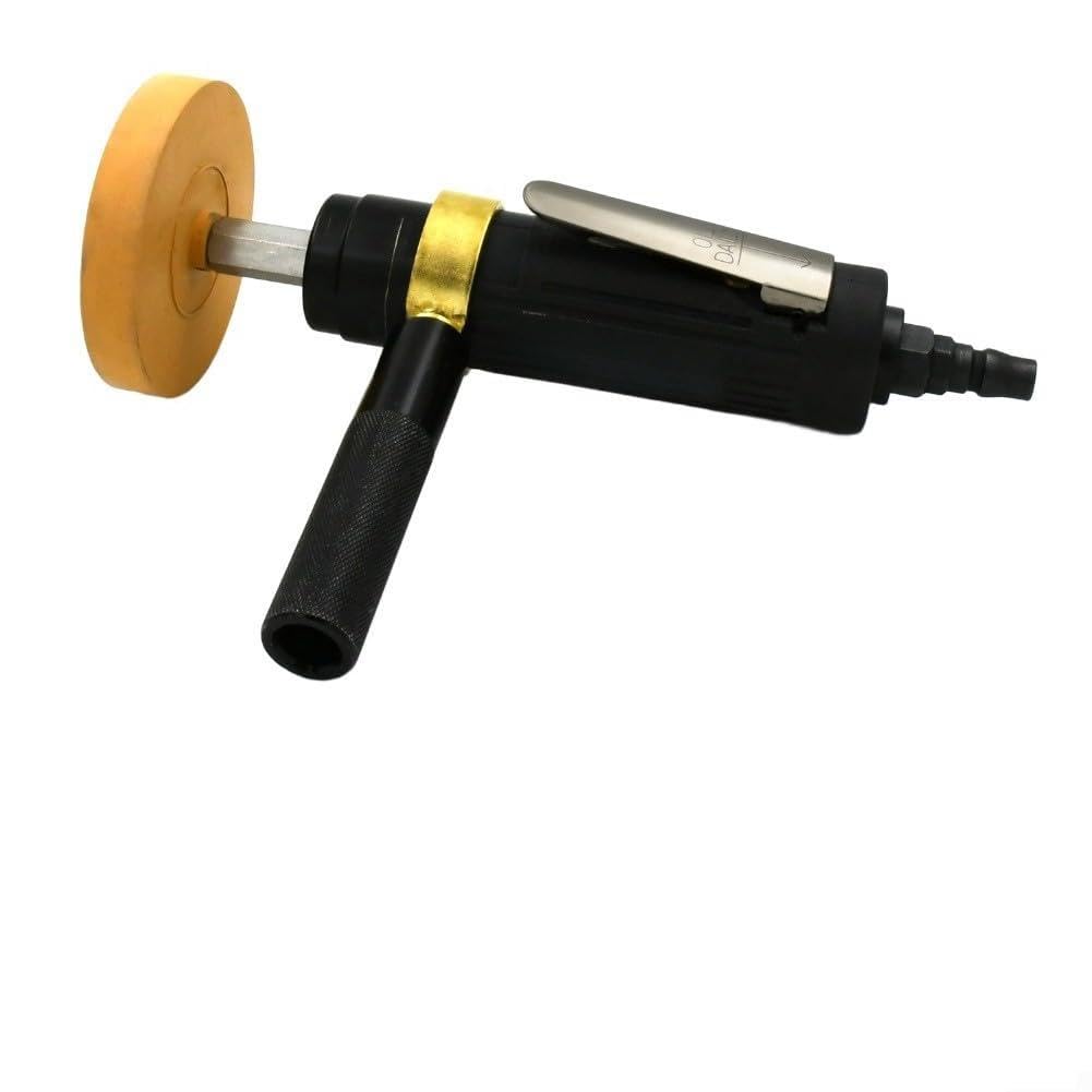 Kit de herramientas neumáticas para quitar pegamento con rueda de goma de goma de 4 pulgadas, adaptador de taladro de rosca de 5/16 a 24 para calcomanía de vinilo para extracción de cinta de rayas en