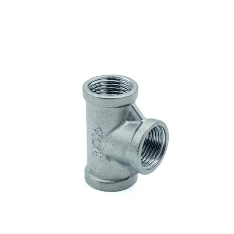 Raccord en T 3 voies femelle 3/8 inox 304 évite la corrosion