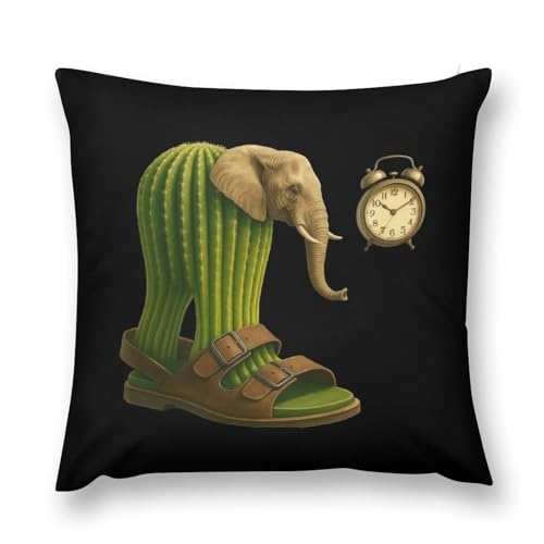 Lirili Larila イタリアンブレインロット クッションカバー 装飾枕カバー 子供用 40×40cm 座布団カバー おしゃれ ソファ背当て 抱き枕 お昼寝枕 隠しジッパー 寝室用 アニメ 萌えグッズ 誕生日 プレゼント