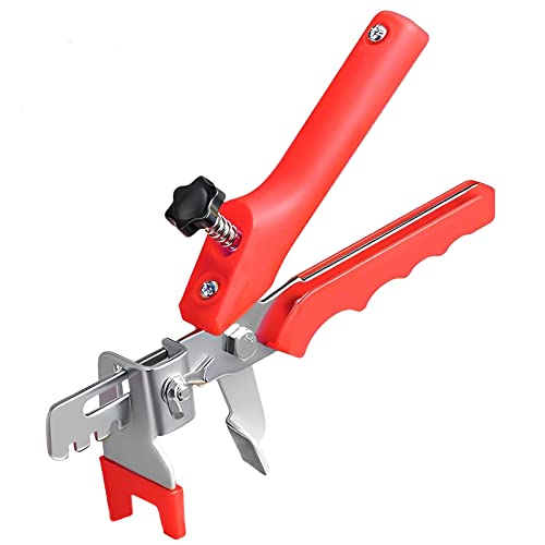 TUAKIMCE Tile Leveling System Pliers, Paving Tool Spacer Pliers for Floor Tile Spacers Wall, Ceramic Tile and Stone Installation, Floor Tile Plier Lever Building Walls Floors Tile Tools