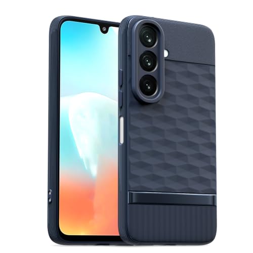 Image of Pikkme Back Cover for Samsung Galaxy M47 5G / A27 5G Camera Protection 3D Hexa Cube Design Silicone Protective Bumper Case (Blue)
