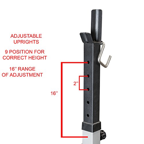 Valor Fitness BF-39 Adjustable FID Olympic Bench with J-Hooks and Bar Catches